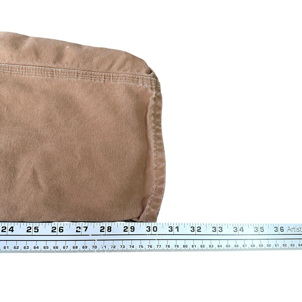 Carhartt B01-M Double Knee Duck Canvas Work Pants Brown Mens 34x32 Loose Fit USA - Picture 10 of 15